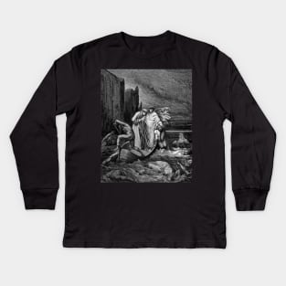 High Resolution Gustave Doré Illustration To the Other Dogs Kids Long Sleeve T-Shirt